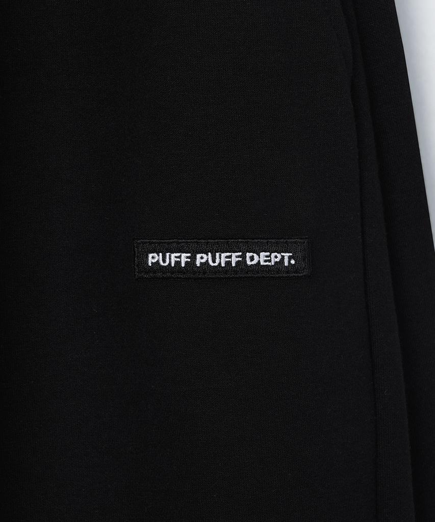 Peopeupeopeudebteu 3Pleats Wide Sweat Pants Black
