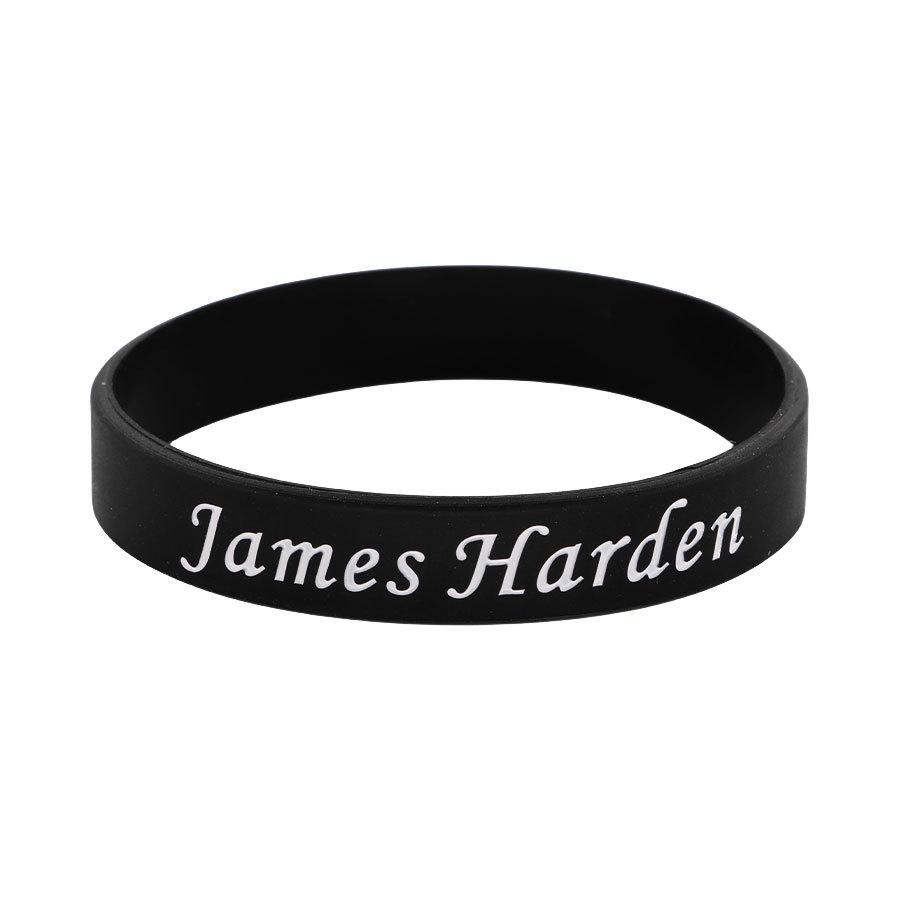 Douyin Popular NBA Star Signature Luminous Silicone Sports Bracelet/Wristband