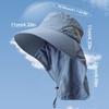Casual Anti UV Shawl Fisherman Hat Quick Dry Wide Brim Sun Hat Breathable Adjustable Bucket Hat Outdoor Sports