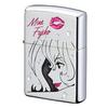 Lupin the Third ZIPPO Fujiko After Shower Silver Satin