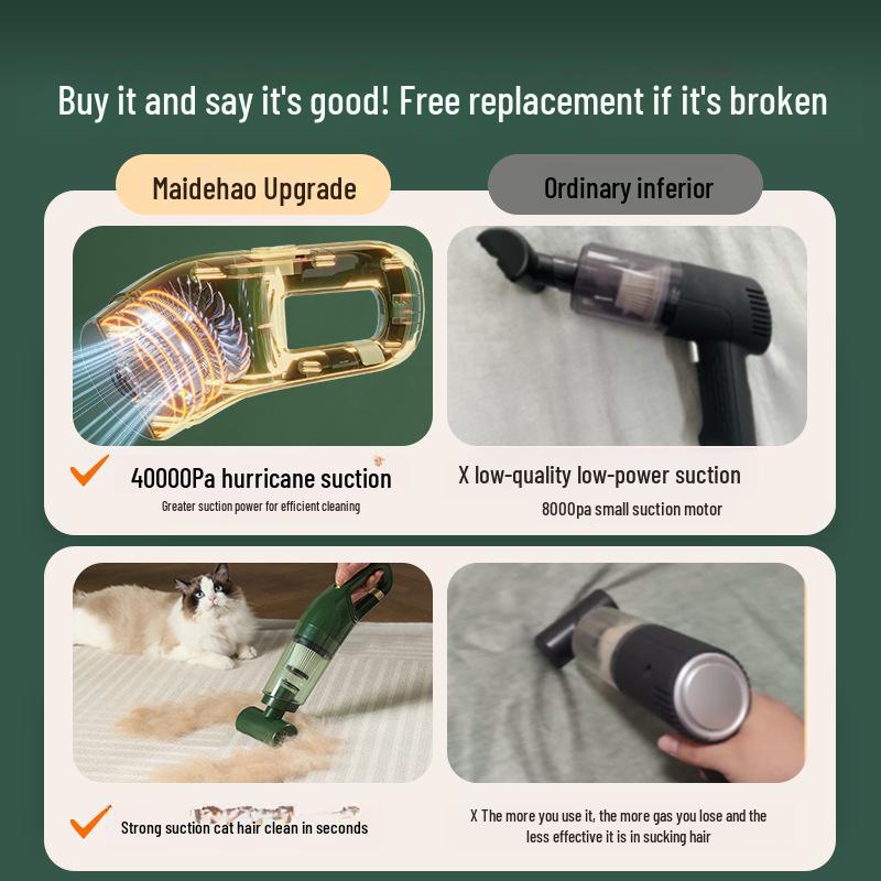 Tragbarer elektrischer Tierhaarstaubsauger für Katzen und Hunde