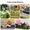 DIY Colorful Cherry Blossom Model Tree – Perfect for Sandbox and Scene Building