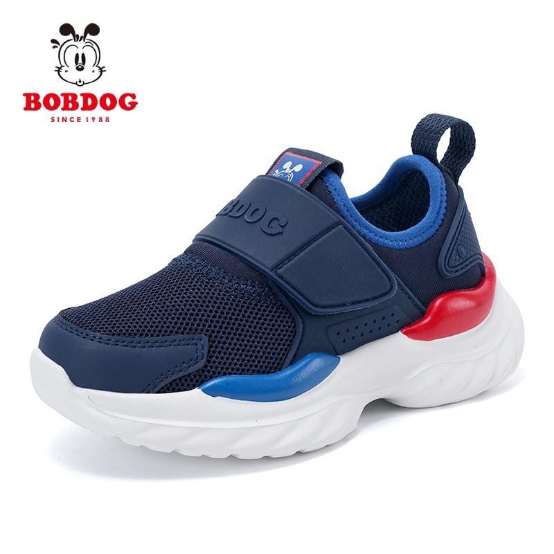 Bobdog Children's Shoes Boys 'shoes 2026 Mesh Breathable New Sneakers Step-on Running