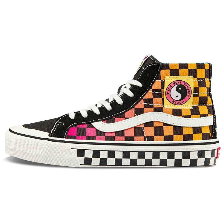T&C Surf X Vans SK8 138 Decon SF High Top Sneakers Unisex Orange Pink Gradient VN0A3MV1A5G