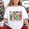 Comfort Colors® Retro Christmas T-Shirt, Mickey And Friends Xmas Shirt, Merry Christmas Shirt, Christmas Party Shirt, Xmas Gift