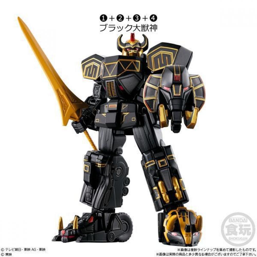 Bandai Candy Mini Pla Number One Sentai Gojyuger Black Daijushin   Wolf Dekaliber 50 1 Piece