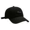 Baseball Cap With Embroidered Letters For Streetwear And Sun Protection