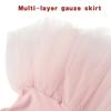 Bambine Costume da Ballo Body da Balletto Giunzione in Rete Vestito Tutù in Cotone Abbigliamento da Danza per Bambine Bambini