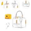 Hamster Travel Carrier Cage Small Animal Carrier Cage with Water Bottle Small Pet Outgoing Cage for Mice Squirrel Hedgehog