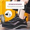 Chaussures de sécurité ultra-légères et respirantes pour femmes avec embout en plastique et semelle en EVA