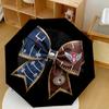American Football Exploding On A Field With Smoke And Fire Automatic Umbrella With Folding Feature Compact Durable 8 Rib Design Foldable Design