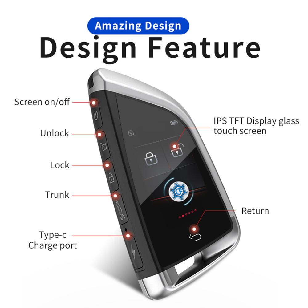 Universal Modified Remote Smart LCD Screen Key for BMW /Kia/Benz/Ford/Hyundai