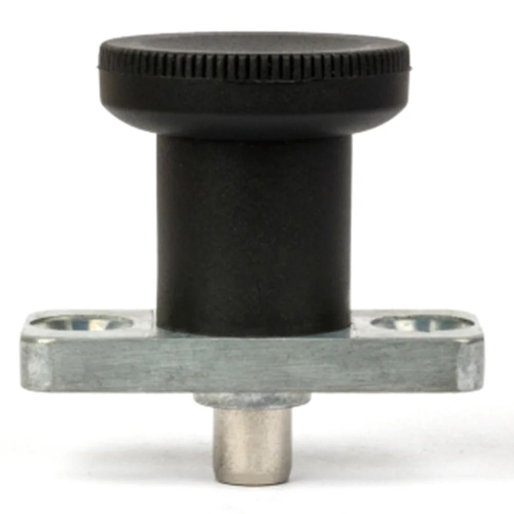 3 Colors Plastic Knob Steel Pin Plate Mount Lock-Out Hand Retractable Spring Plungers Indexing Plungers With Steel Plunger Pin