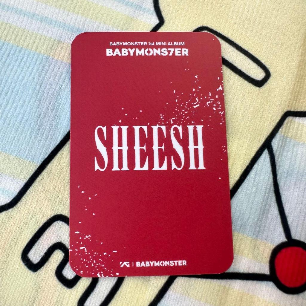 [USED] BABYMONSTER 3.0 Public Broadcast Sanok SHEESH Laura Trading Card