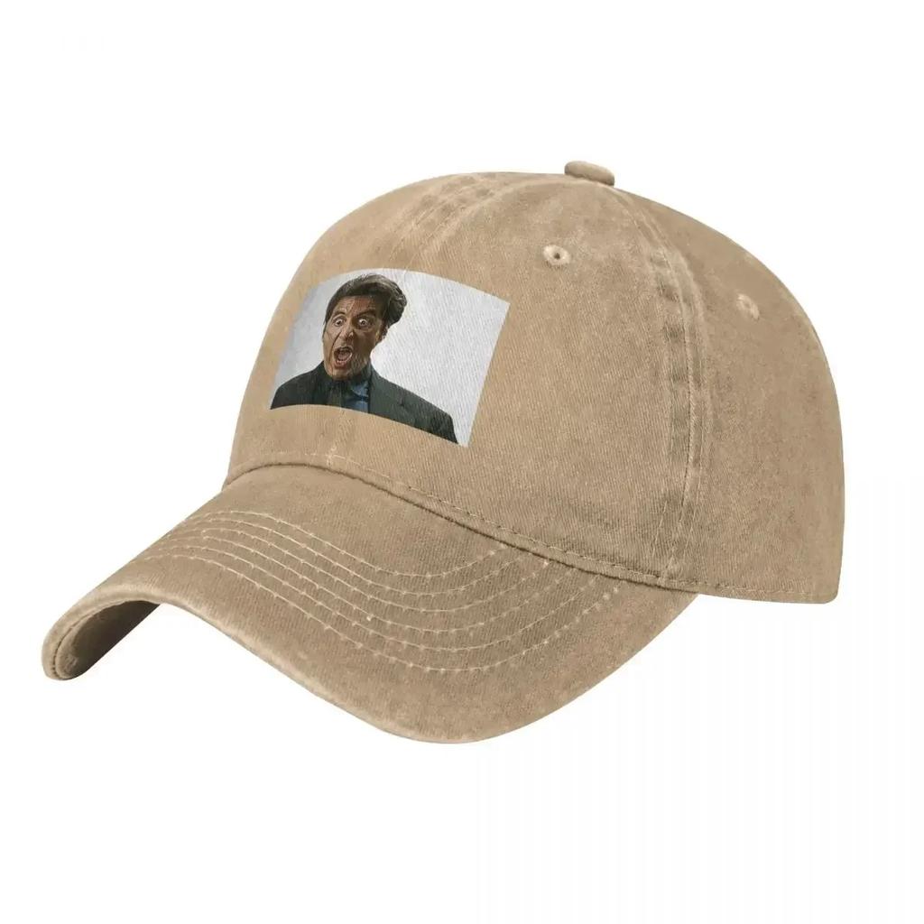 Al Pacino Illustration HEAT Baseball Cap Designer Hat Big Size Hat Womens Unisexs