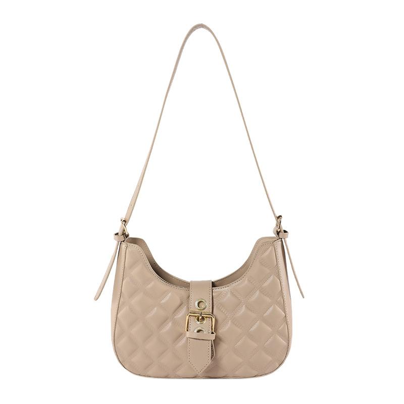 

Вишита ромбовидною ниткою сумка під пахвами, жіноча нова модна універсальна сумка 2024 р., сумочка з текстурою ніші хакі