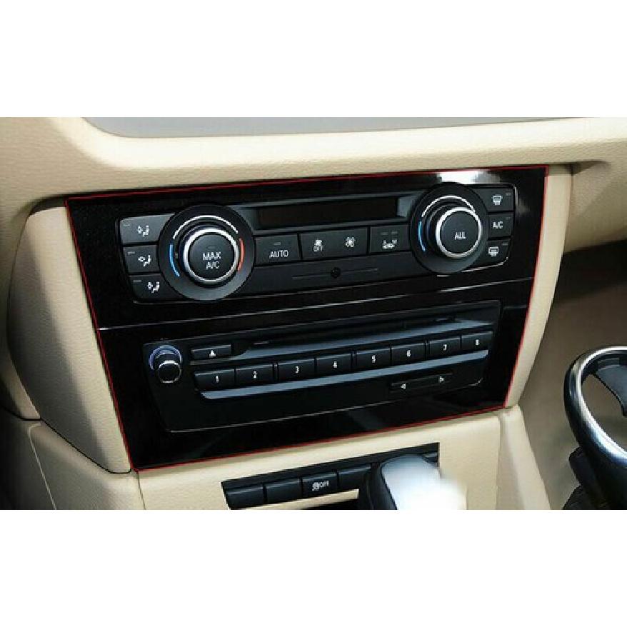 Cover Trim Real Carbon Fiber Car Central AC Button Control 10-15 For BMW X1 E84