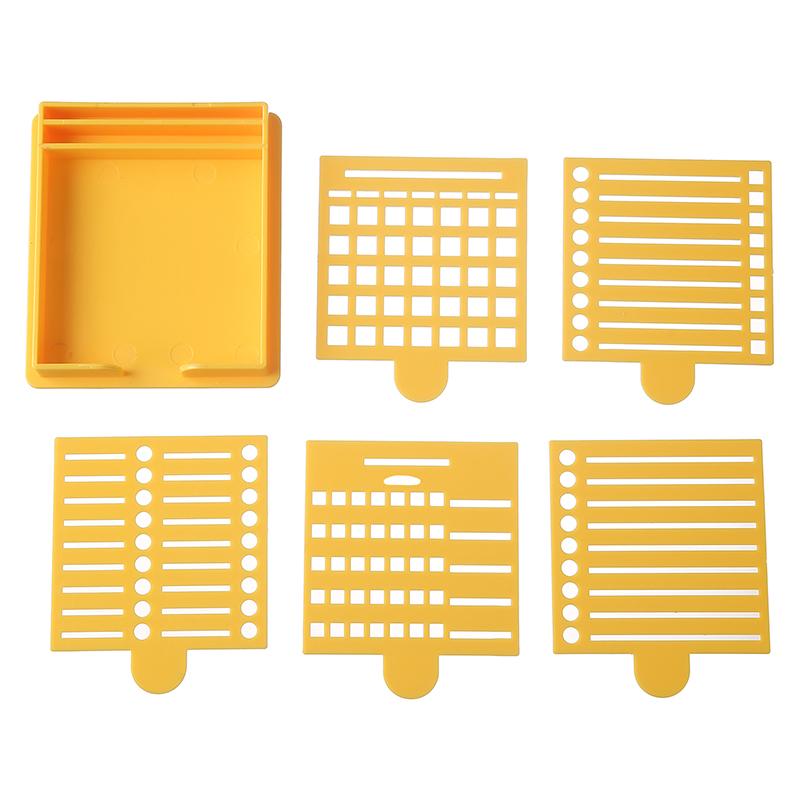 New Sticky Note Holder With Template Sticky Note Dispenser Versatile Sticky Note Stencil School Supplies Desk Accessories