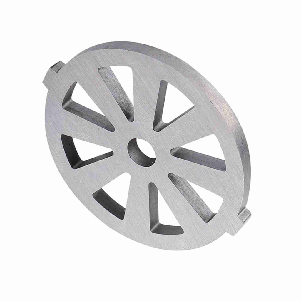 Meat Grinder Plate, Strong and  , Easy to Install, with Alloy Material, Silver Color, Hole Diameter 7mm