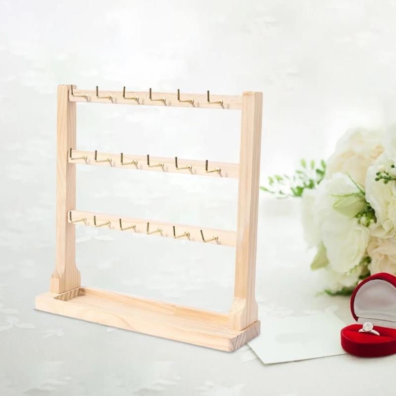 Compact Keychain Display Holder Space Efficient Keychain Display Stand Hodler Rack for Clutter Free Organization