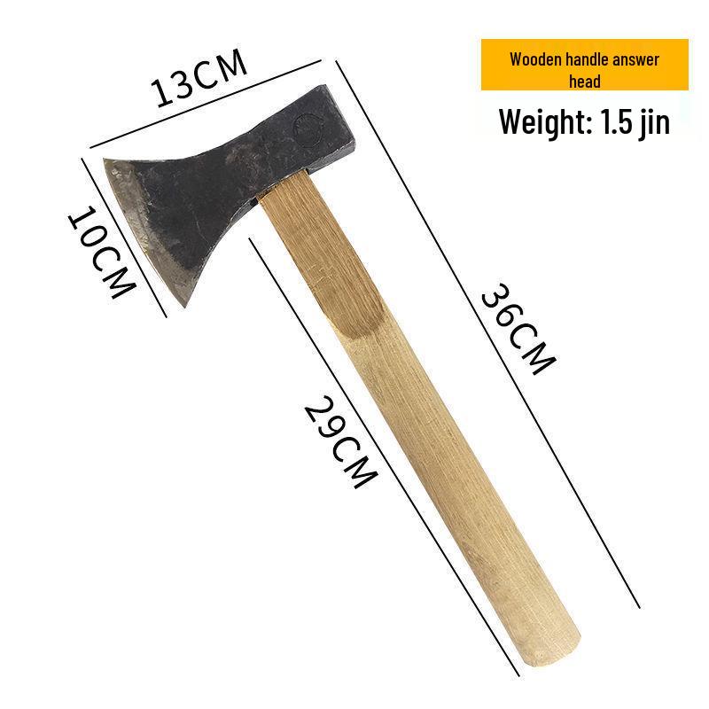 Carbon Steel Camping Axe: Versatile Tool for Gardening, Survival, Firefighting, and Wood Chopping
