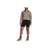 Under Armour UA Unstoppable Solid Color Short Pullover Long Sleeve Sweatshirt Women Sweatshirt Khaki 1382746-200
