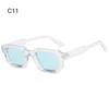 Retro Small Square Frame Sunglasses Fashion Shades UV400 Protection Eyewear Vintage Eyeglass Punk Outdoor Sports Sun Glasses