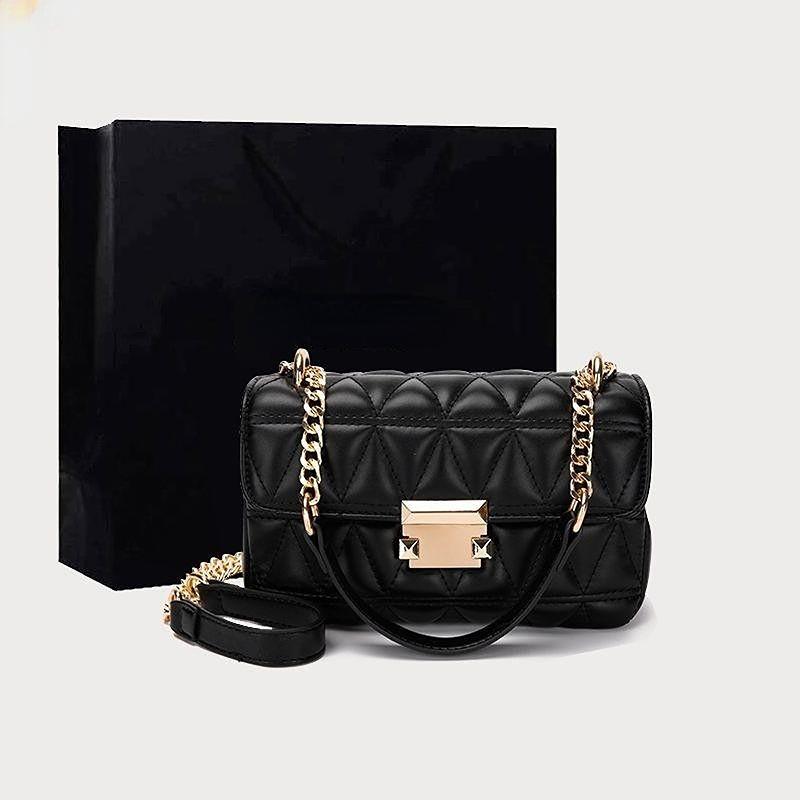 Women Crossbody Bags Chain Small Square Bags Fashion New Metal Lock Flap Bag Girls Casual Shoulder Crossbody Bags Designer Bag