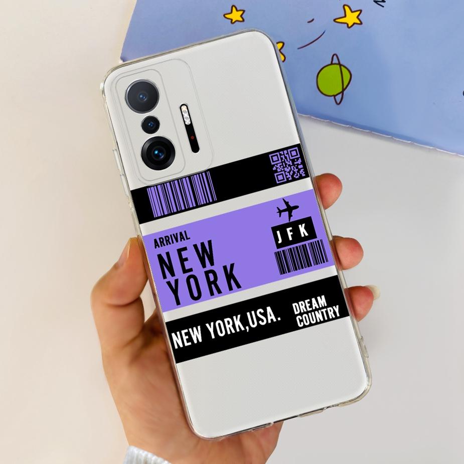 For Xiaomi 11T Pro Case New Fashion Back Cover Silicone Soft TPU Phone Case For Xiaomi Mi 11T Pro 11TPro Mi11T Full Coque Bumper