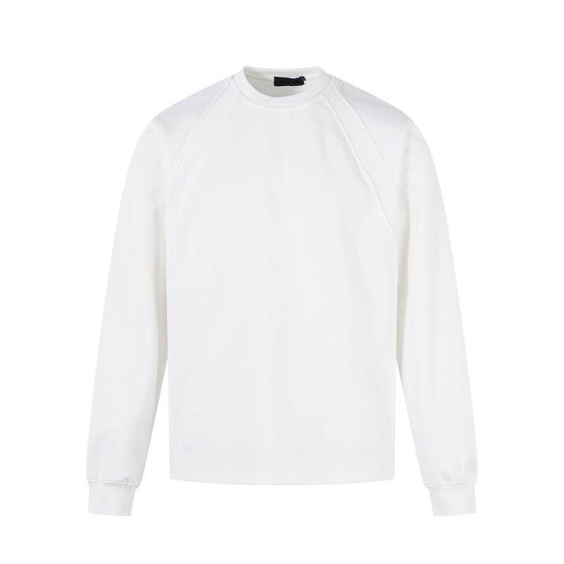 Kisko American Retro Deconstructed Patchwork Air Layer Long-Sleeve T-Shirt for Men and Women, Stylish and Casual Inner Wear Top