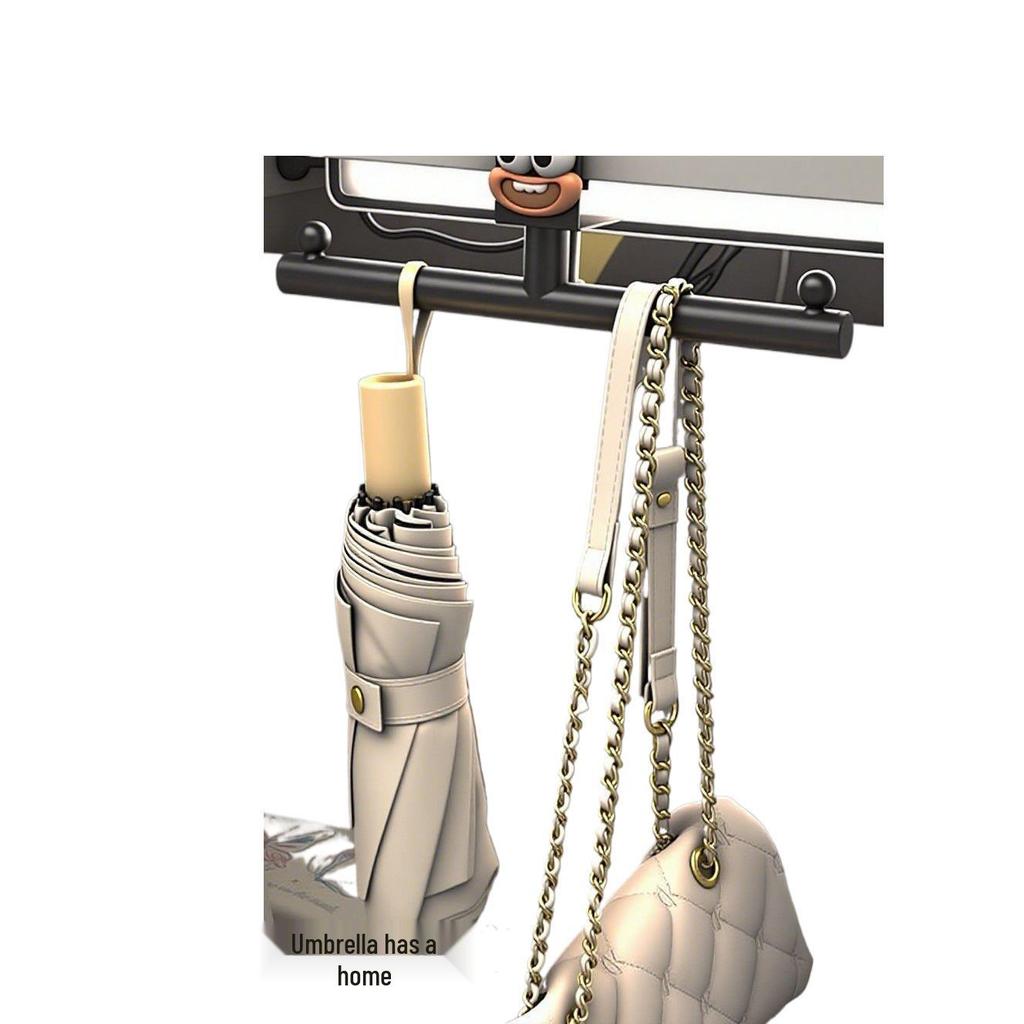 Adjustable Desk Edge Hook Shelf: Back-to-School Backpack Hanger