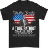Charlie Kirk Shirt, True Patriot 1993-2025 Rip Gedenk-Amerikanische Flagge T-Shirt