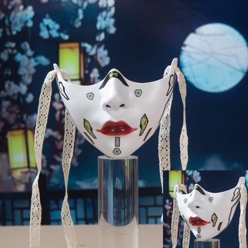 Unisex Masquerade Mask Beauty Mask Cosplay Mask Mechanical Half Face Mask for Carnival Halloween Dress up Party Mask