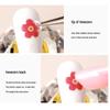 Dual-Ended Nail Art Tool: Pressing Stick, Rhinestone Clip, Silicone Anti-static Tweezers