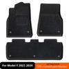 For Tesla Model YL NEW Model Y Juniper ,For Model 3 Highland 2025- 2026 TPE Car Floor Mats Waterproof Internal Accessories Mat