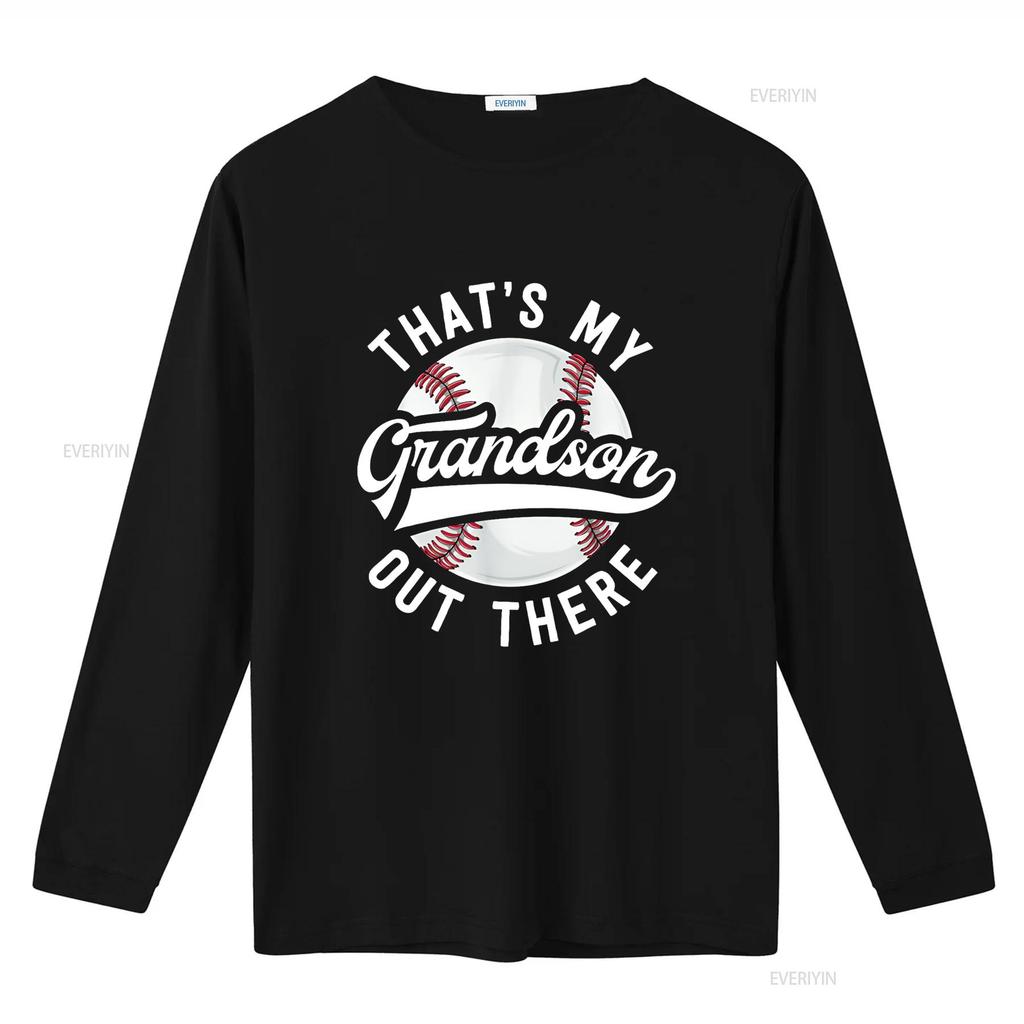 Baseball Grandpa T Shirt That S My Grandson Out There Vintage Washed Soft Stylish Fashion Graphic Unisex Breathable Comfortable