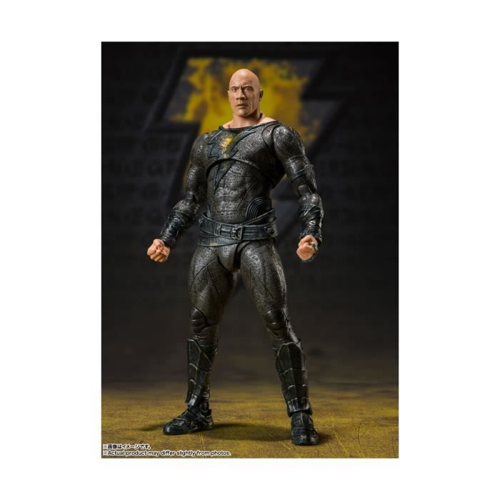 Figurine S.H. Figuarts Black Adam 16 cm - Bandai Tamashii Nations - Modèle Black Adam - Mixte - 15 ans et plus