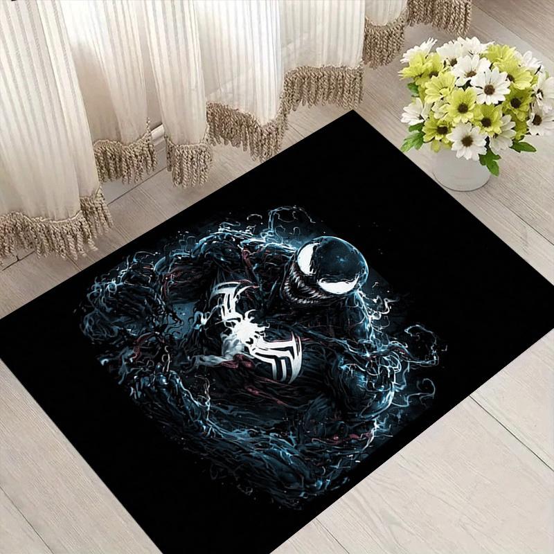 

1pc Venom Printed Carpet: Rectangle Rug for Living Room, Bedroom, Office, Home Decor, Kitchen, Non-slip, Game Area Rug 60cm by 90cm