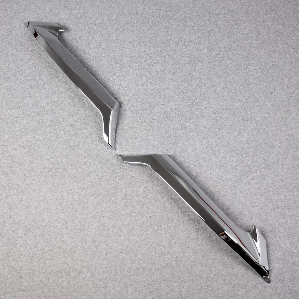 RUIQ Toyota Corolla Cross Exterior Chrome Plated Front Upper Grille Fin Designed Exclusively for the Toyota Corolla Cross Garnish,