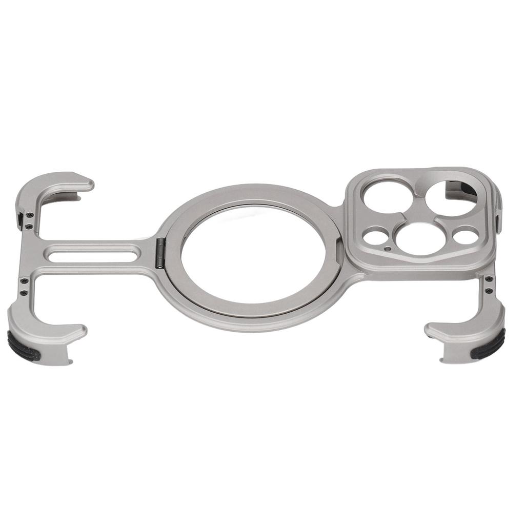 Phone Frameless Case with Stand Shockproof Magnetic Ultra Thin 17mm Thread Protective Case for IOS 15 Pro