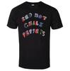 Red Hot Chili Peppers - Colorful Letters Art Pattern Funk Rock Band T-shirt Casual Street Style T-shirt for Men and Women