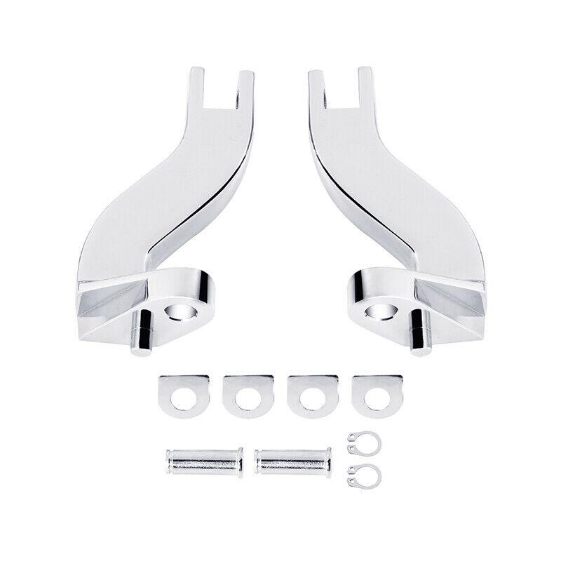 Motorcycle Passenger Rear Foot Peg Mounting Kits For Harley Touring CVO Street Electra Glide Road King FLHT 1993-2020