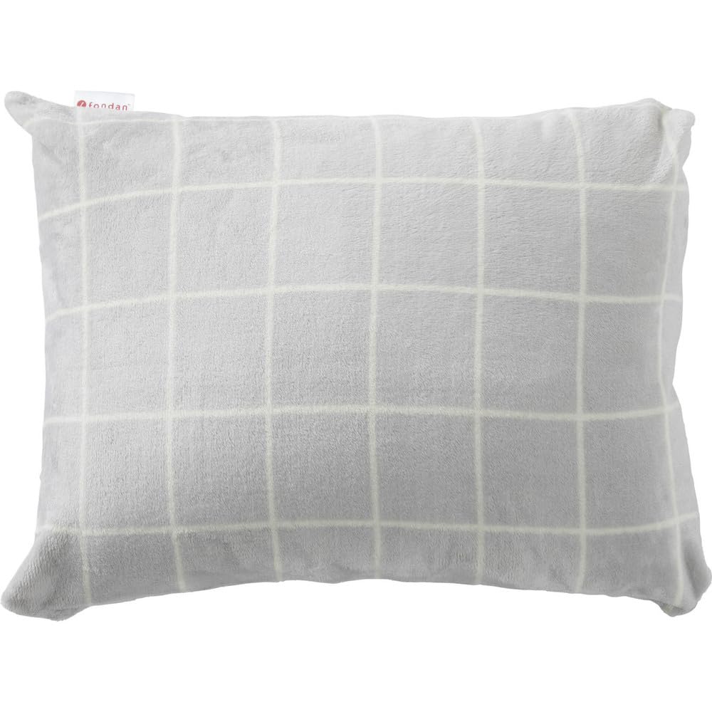 

Iris Plaza fondan pillow cover grid gray x ivory FDPMP-4390