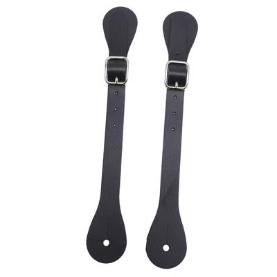 Paio di Cinghie per Speroni in Pelle Sintetica Lunghezza Regolabile 22 cm di Lunghezza Porta Speroni da Cowboy Western per