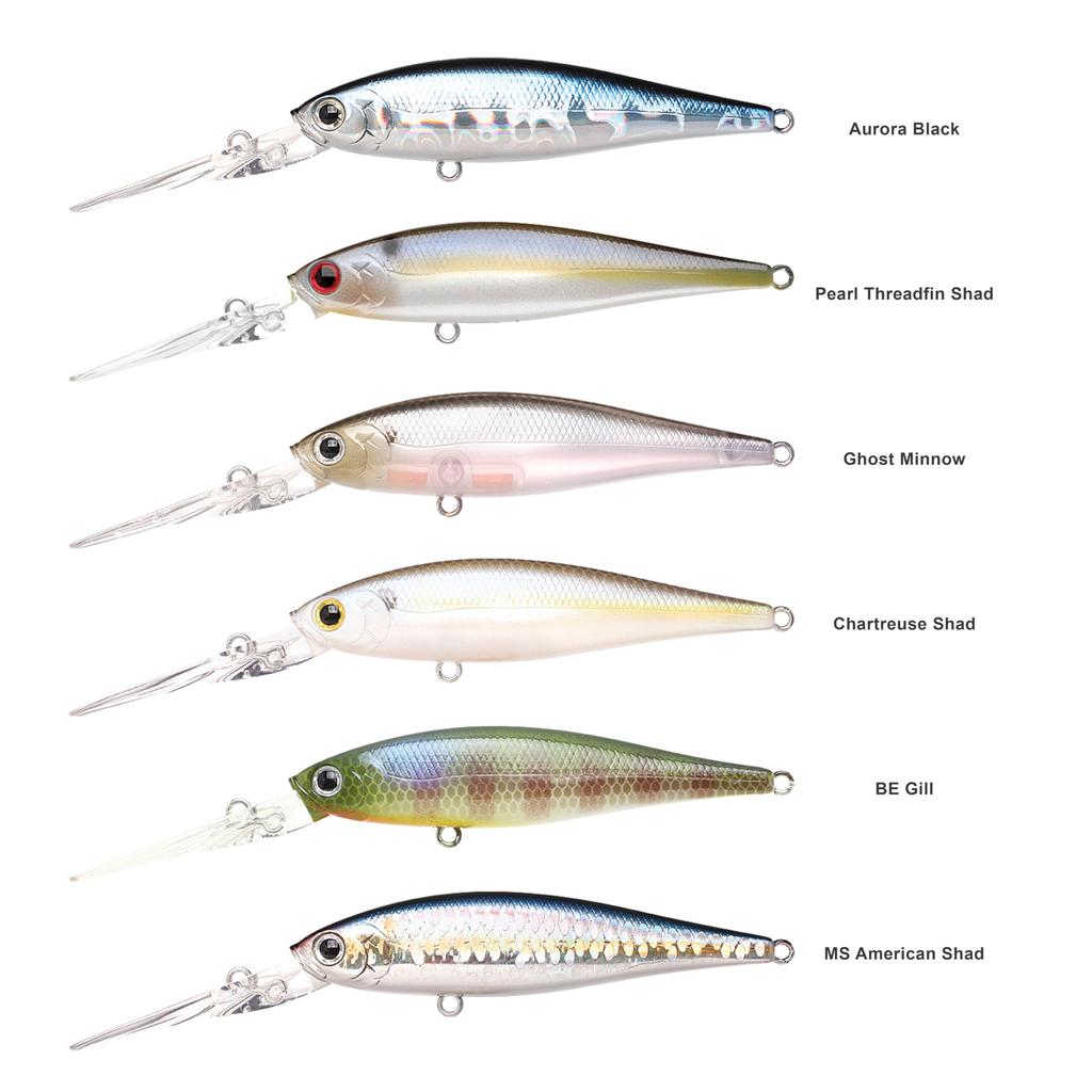 Lucky Craft USA Pointer 78XD Ghost Fishing Lure ~X Diver~ (238 Minnow) [Used]
