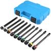 10PCS 1/2 Drive   Stick Limiter Extension Bar Set, Color Coded Engraved Settings with   Calibration, for   Fitment