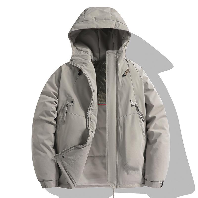 Unisex Windproof & Waterproof Cotton Jacket for Mountain, Autumn/Spring Style, Loose Fit