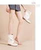 Ballet Style Women's Ruched Short Boots with Thick Sole - New for Summer 2026, Height Increasing 8CM Trendy Western Sandals.