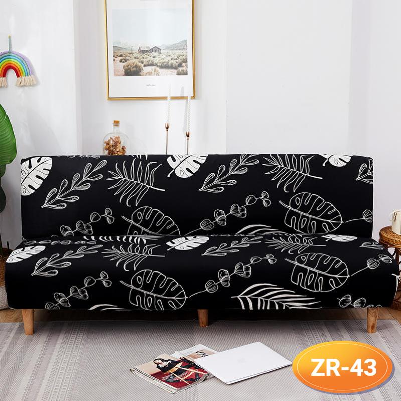 Sofa-Bettbezug ohne Armlehne, klappbarer Sofabezug, elastische Sofabezüge für Wohnzimmer, Couchbezüge für Sofas