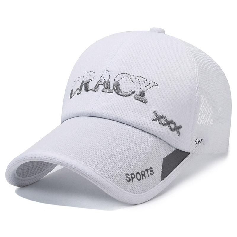 

Летняя мужская спортивная бейсболка для рыбалки на открытом воздухе, солнцезащитная сетка, бейсболка, мужская шляпа от солнца белый